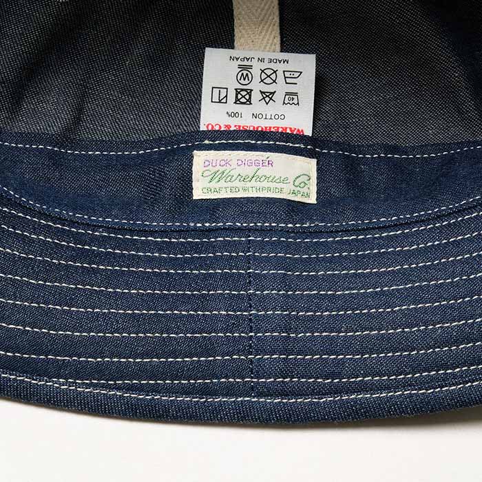 WAREHOUSE ウエアハウス Lot 5200 DENIM ARMY HAT 5200WH ハット 