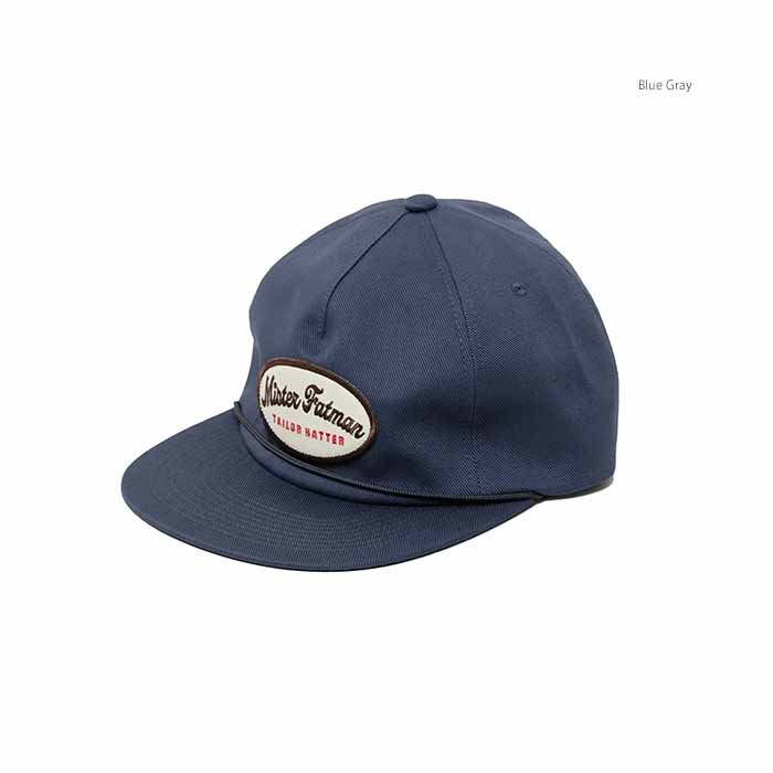 Mr.fatman／MADE IN JAPAN／ネイビー／トラッカーキャップ Mr.FATMAN ミスターファットマン Mr.FATMAN 5244011 コットン ワッペン