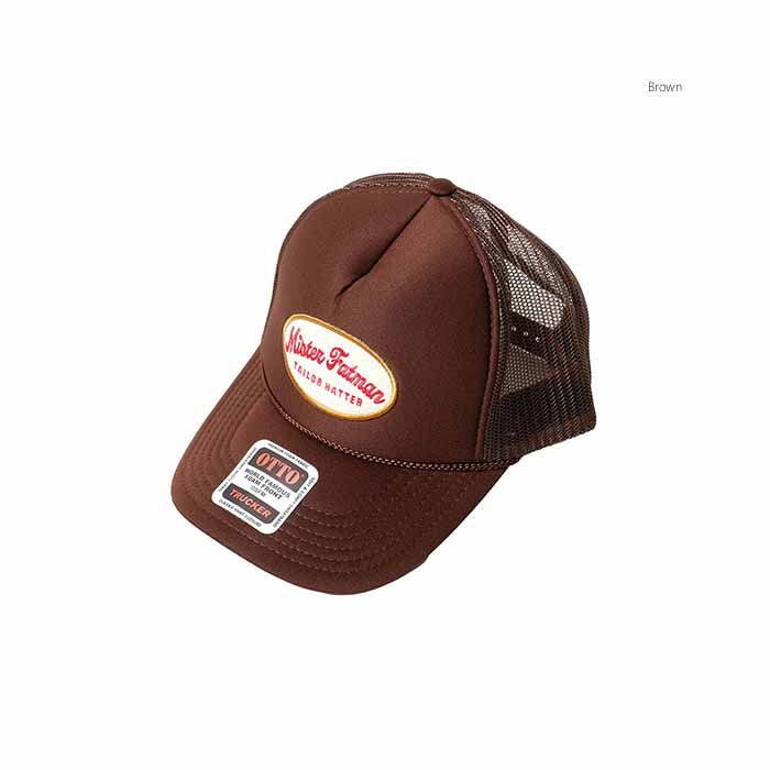ミスターファットマン　キャップ　L Mr.FATMAN ミスターファットマン【LEATHER CAP】レザーキャップ 茶芯