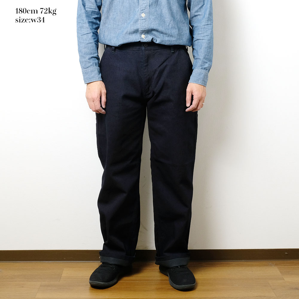 BURGUS PLUS バーガスプラス ペインターパンツ 12oz難燃デニム 日本製