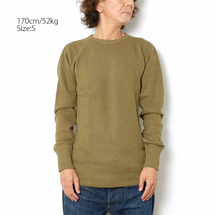 WAREHOUSE（ウエアハウス） Lot.5903 クルーネック サーマル ロンT