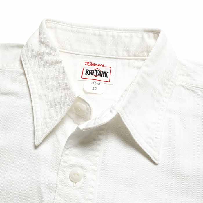 40年代BIG YANK ビックヤンク 半袖ヘリンボーン ヴィンテージシャツ BIG YANK（ビッグヤンク） BIG YANK 602-261-02 Y1943 ミニ