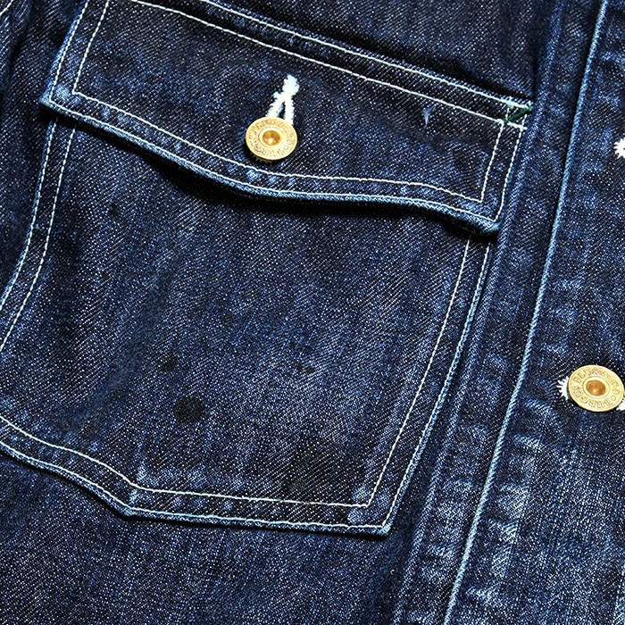 BURGUS PLUS（バーガスプラス） 14.25oz デニムカバーオール ダーク