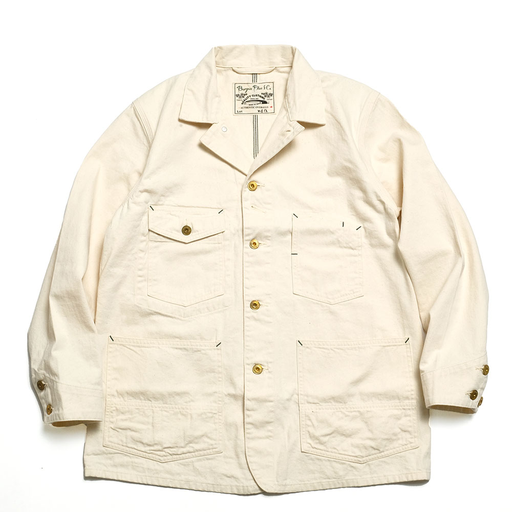 BURGUS PLUS バーガスプラス カバーオール 11oz アンブリーチドデニム