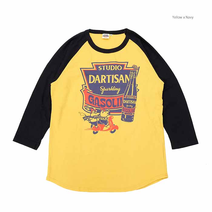 ステュディオ・ダ・ルチザン STUDIO D’ARTISAN 8151A ラグラン 7分袖 袖切替 2トーン メンズ | ヒノヤ | STUDIO D'ARTISAN | 02