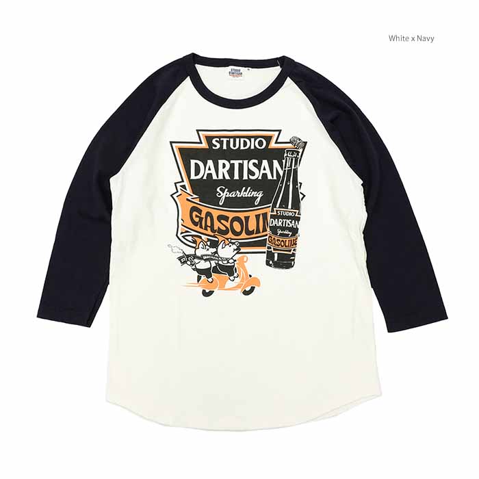 ステュディオ・ダ・ルチザン STUDIO D’ARTISAN 8151A ラグラン 7分袖 袖切替 2トーン メンズ | ヒノヤ | STUDIO D'ARTISAN | 01