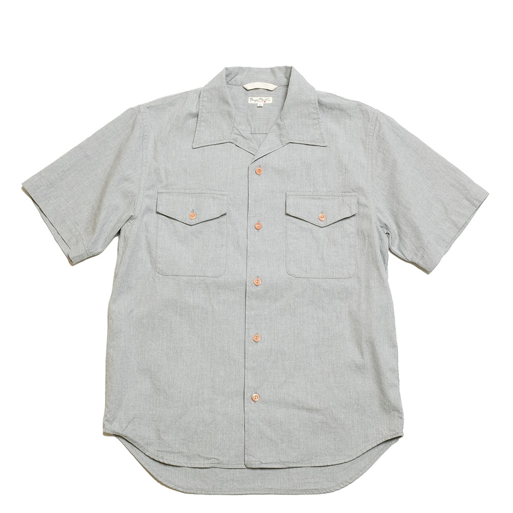 バーガスプラス BURGUS PLUS オープンカラー パナマシャツ BP23502 メンズ 半袖 | ヒノヤ｜hinoya-ameyoko｜02