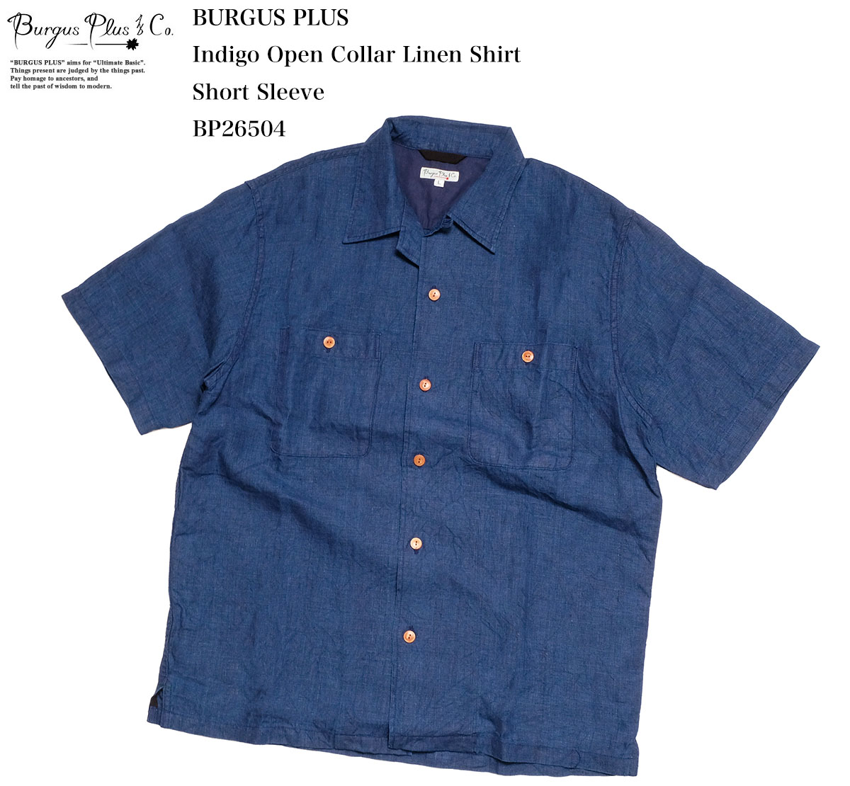 BURGUS PLUS バーガスプラス BURGUS PLUS BP26504 オープンカラー
