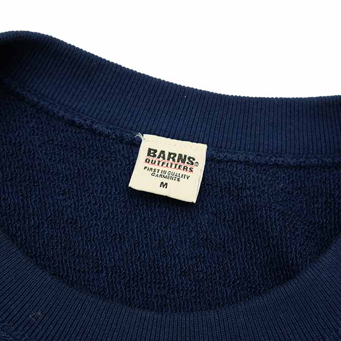 バーンズアウトフィッターズ 90's グルーネック スウェットシャツ Lサイズ BARNS OUTFITTERS バーンズ BR-24373 90's グルーネック