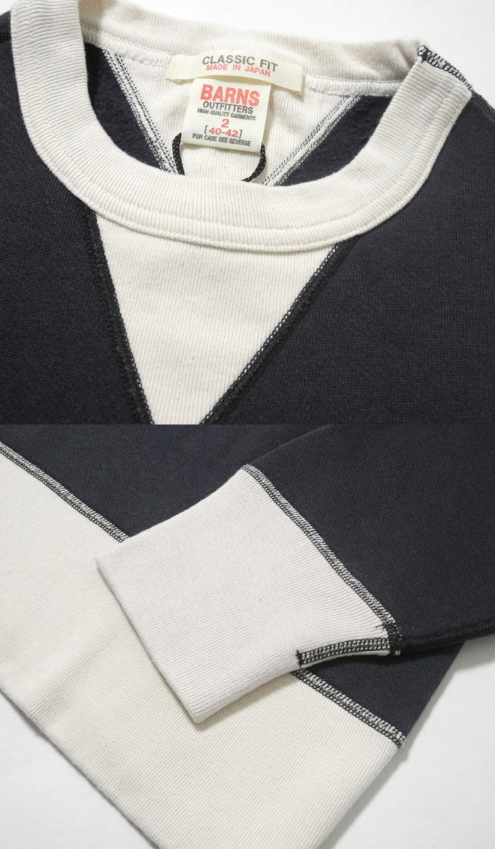 希少　初期　BARNS　バーンズ　ユニオン　メイド　両V　オールド　スウェット BARNS OUTFITTERS BARNS（バーンズ） 小寸 ユニオンスペシャル