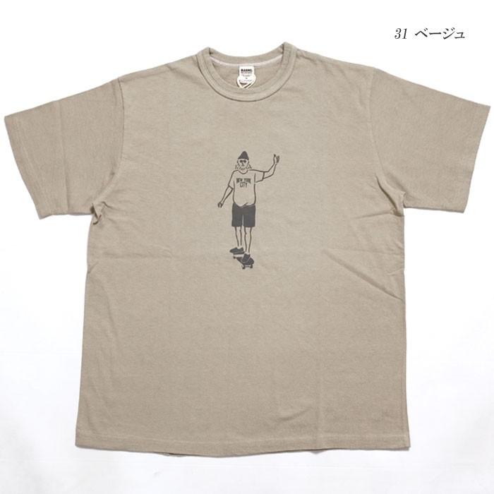 BARNS　（バーンズ）　半袖Tシャツ　"Skate Board"　BR-8308｜hinoya-ameyoko｜03
