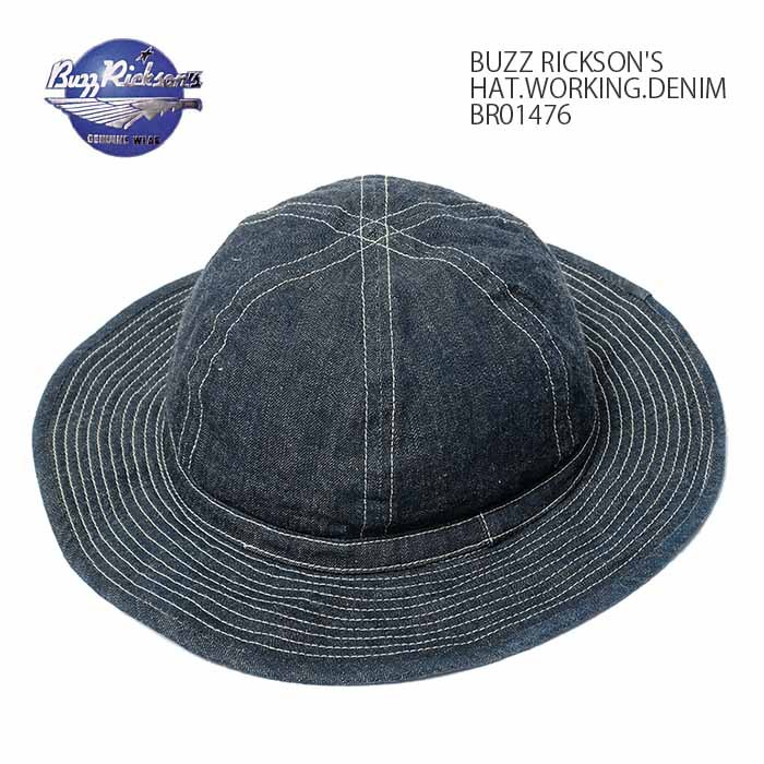 バズリクソンズ BUZZ RICKSON'S BR01476 ハット デニム メンズ