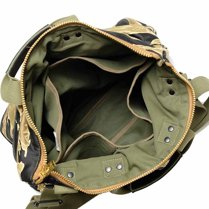 BUZZ RICKSON'S ゴールドタイガー ヘルメットバッグ 鞄 日本製 迷彩