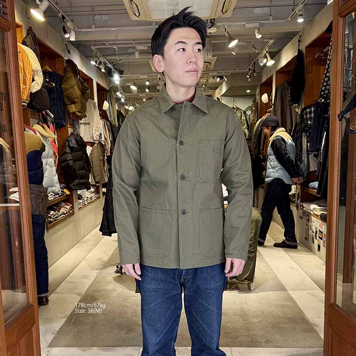 BUZZ RICKSON'S バズリクソンズ BR14872 USN N-3 ヘリンボーン