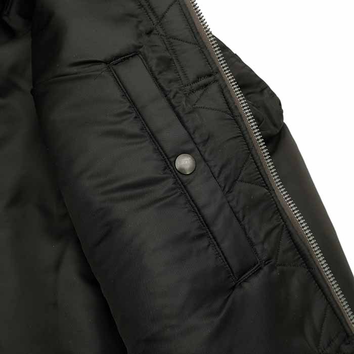 BUZZ RICKSON'S バズリクソンズ BLACK MA-1 SLENDER LONG