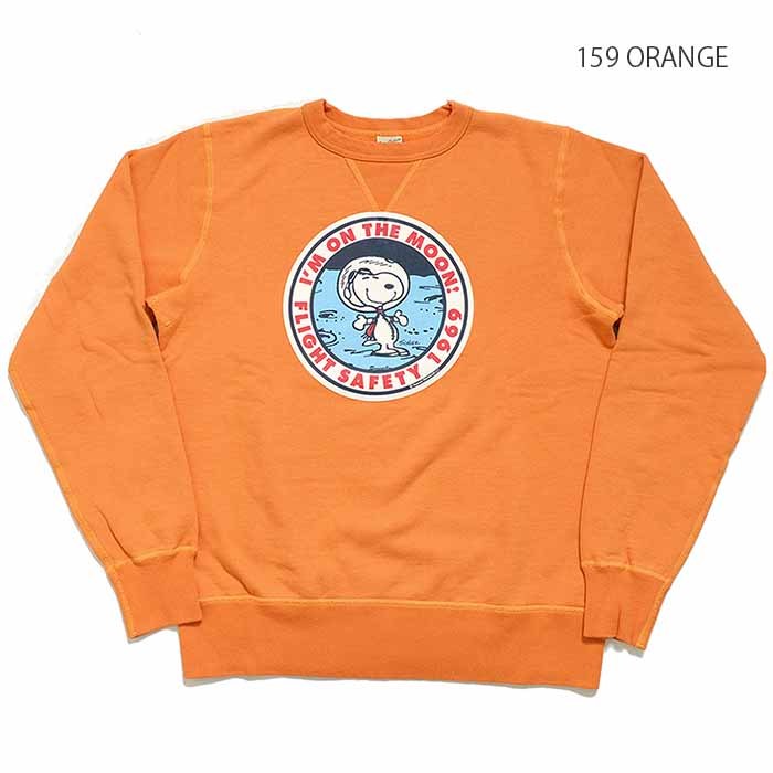 BUZZ RICKSON'S × PEANUTS (バズリクソンズ×ピーナッツ) セットイン クルースウェット 