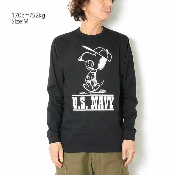 BUZZ RICKSON'S × PEANUTS （バズリクソンズ×ピーナッツ）ロンT 