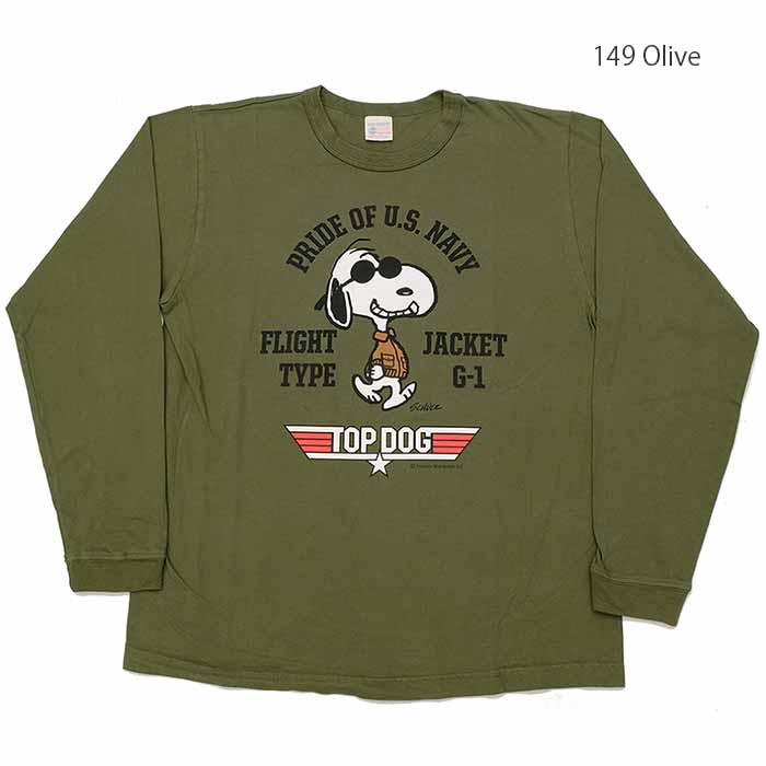 BUZZ RICKSON'S × PEANUTS（バズリクソンズ×ピーナッツ）ロンT 