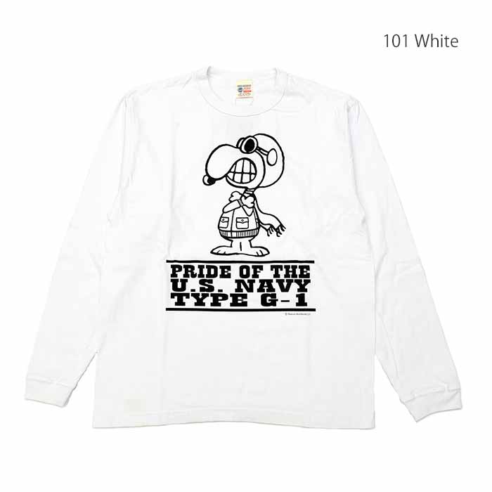 バズリクソンズ×ピーナッツ BUZZ RICKSON'S × PEANUTS ロンＴ 長袖T