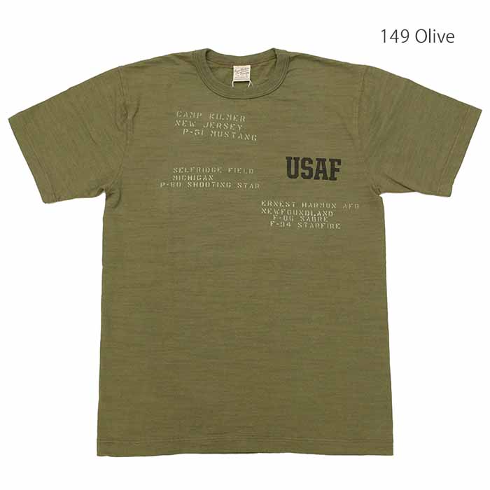 バズリクソンズ BUZZ RICKSONS BR79173 スラブヤーンＴシャツ - USAF 61st FIGHTER SQ. - メンズ | ヒノヤ HINOYA