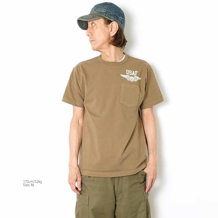 BUZZ RICKSON'S バズリクソンズ BR79579 プリント ポケット Tシャツ