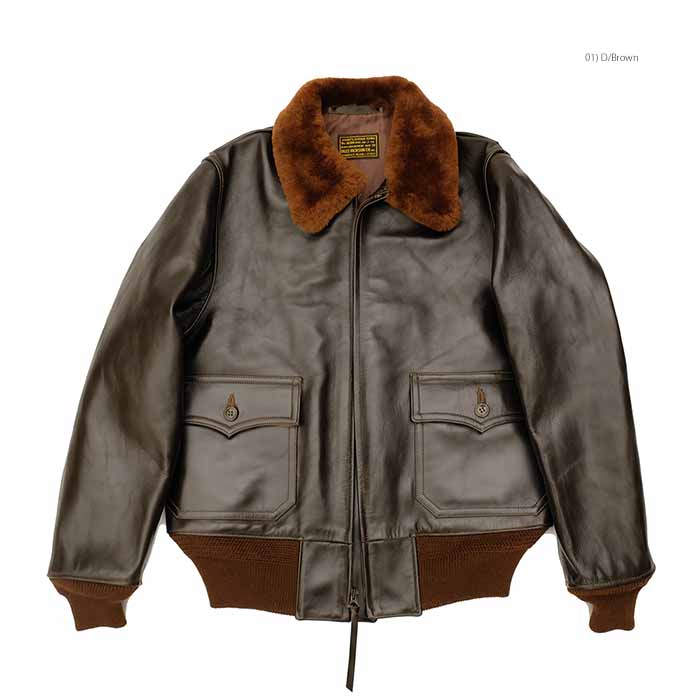 【美品】バズリクソンズ ジャケットU.S.ARMY 30s復刻 ホースハイド BUZZ RICKSON'S/バズリクソンズ】「Type BLACK AN-J-3A