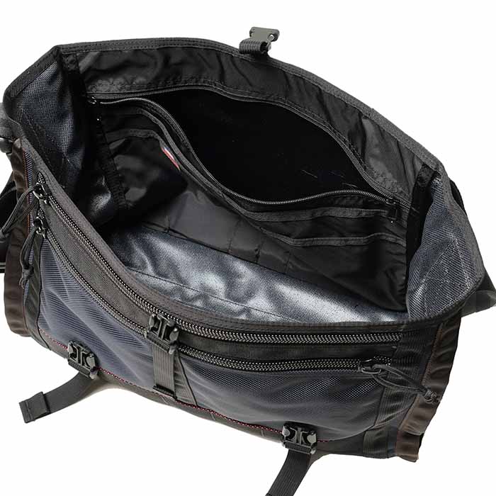 BRIEFING メッセンジャーバッグ ネイビー   ナイロン BRIEFING(ブリーフィング) AIR FORCE BLUE LINE MESSENGER BAG