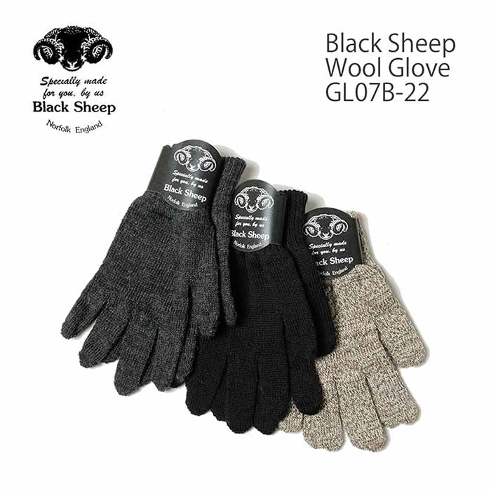 Black Sheep ブラックシープ GL07B-22 イギリス製 ウール