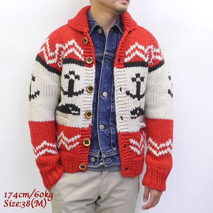 トップス Kanata Wool Cowichan Sweater KANATA（カナタ） Hand Made Button Cowichan Sweater 