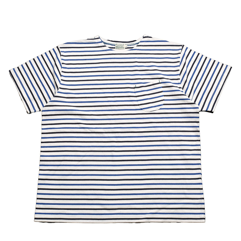 バーガスプラス BURGUS PLUS HBP-026BD ワイド バスクシャツ ボーダー 半袖　S/S メンズ | ヒノヤ HINOYA | BURGUS PLUS | 02