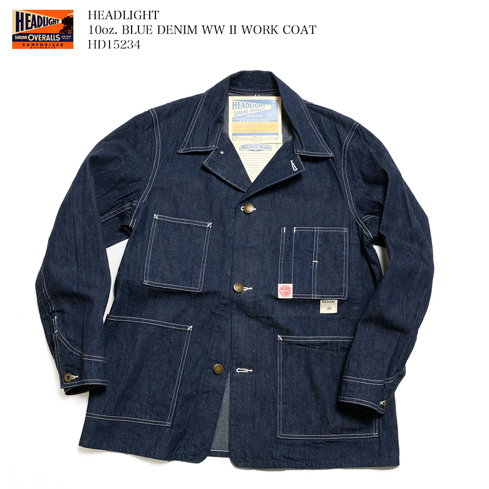 SUGAR CANE HEADLIGHT（ヘッドライト）10オンス ブルーデニム WWII