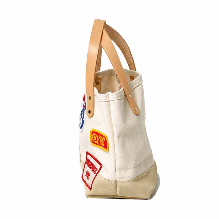 HERITAGE LEATHER トートバッグ ヴィンテージワッペン HERITAGE LEATHER CO.】ワッペンが目を惹くトートバック