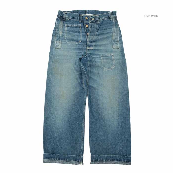 ジョングラッコー John Gluckow JG-01-UW ユーズド加工 ネットメーカーズ トラウザー ウエアハウス メンズ |ヒノヤ