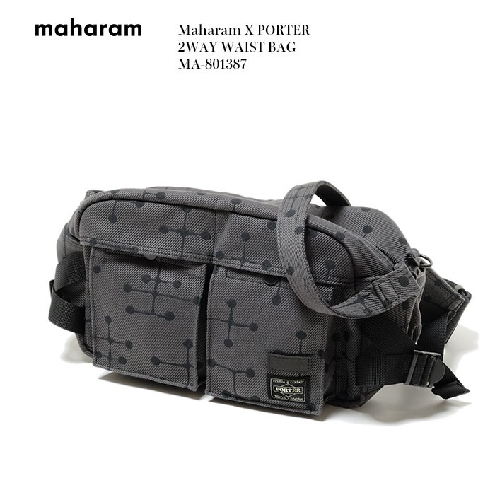 Maharam X PORTER (マハラム) 2WAY WAIST BAG “Small Dot Pattern” by Charles and  Ray Eames MA-801387 : ma-801387 : ヒノヤ - 通販 - Yahoo!ショッピング