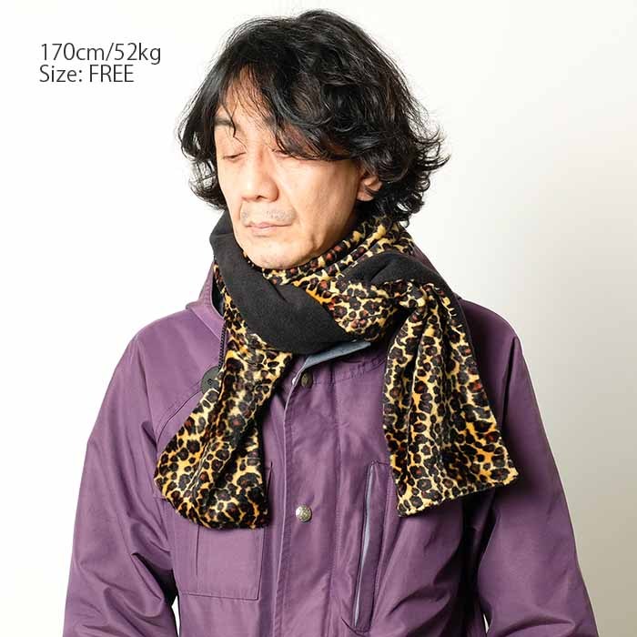 TWEED MILL（ツイードミル） アニマル プリント マフラー NA-20