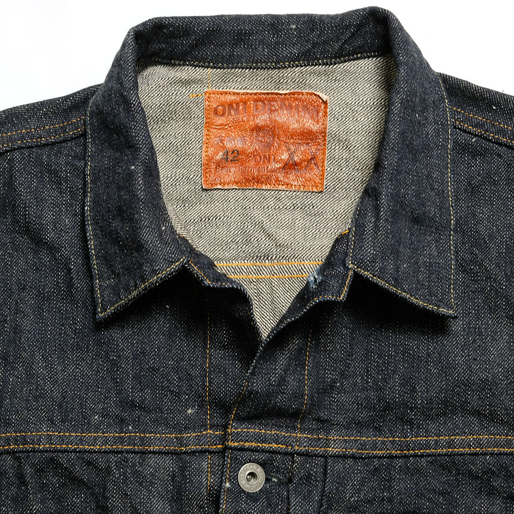 鬼デニム（ONI DENIM） 1stタイプデニムジャケット 17oz ナチュラル