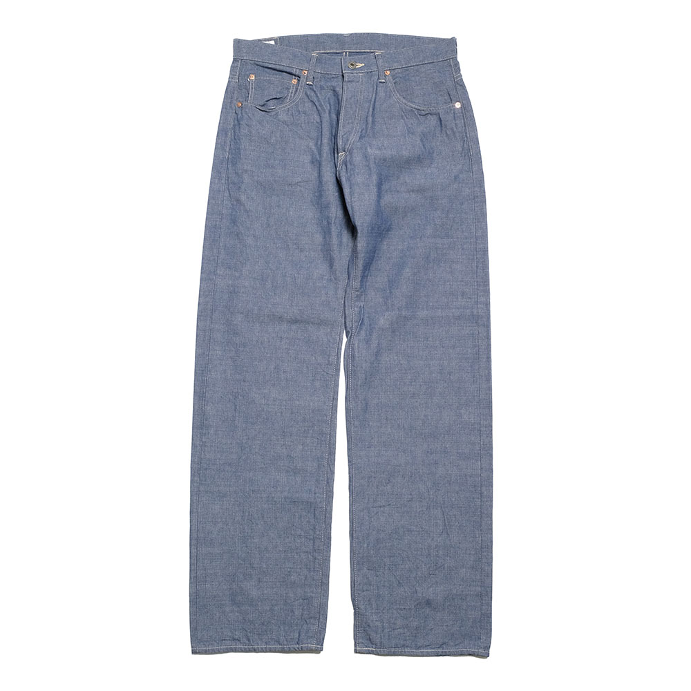 鬼デニム ONI DENIM ONI-022SVC 8.5oz セルヴィッジシャンブレー リラックスストレート ジーンズ メンズ | ヒノヤ  HINOYA