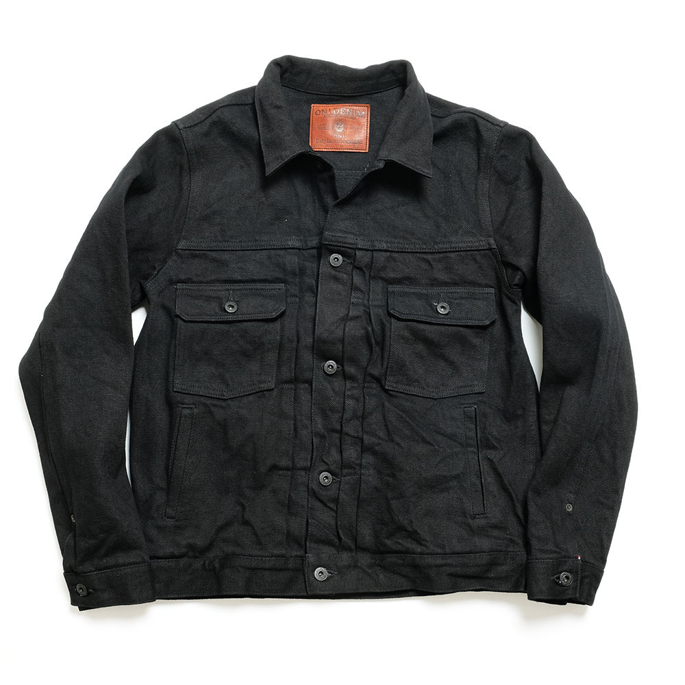 鬼デニム ONI DENIM ONI-02516PZR 20oz 鬼秘 ブラックデニム 2ndタイプ