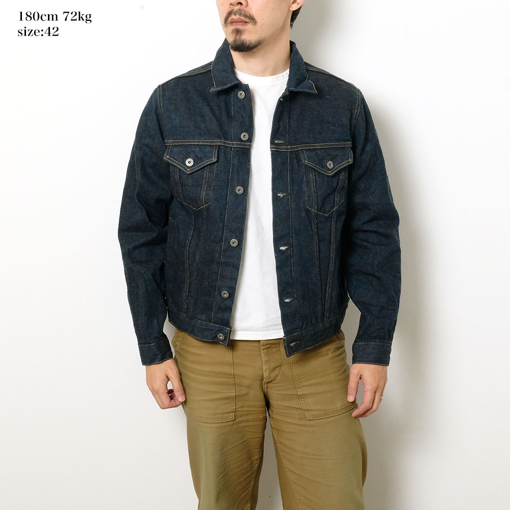鬼デニム ONI DENIM 3rd デニムジャケットGジャン size 44 Amazon | 【2023春 鬼デニム ONI DENIM Gジャン 20oz. ダーク