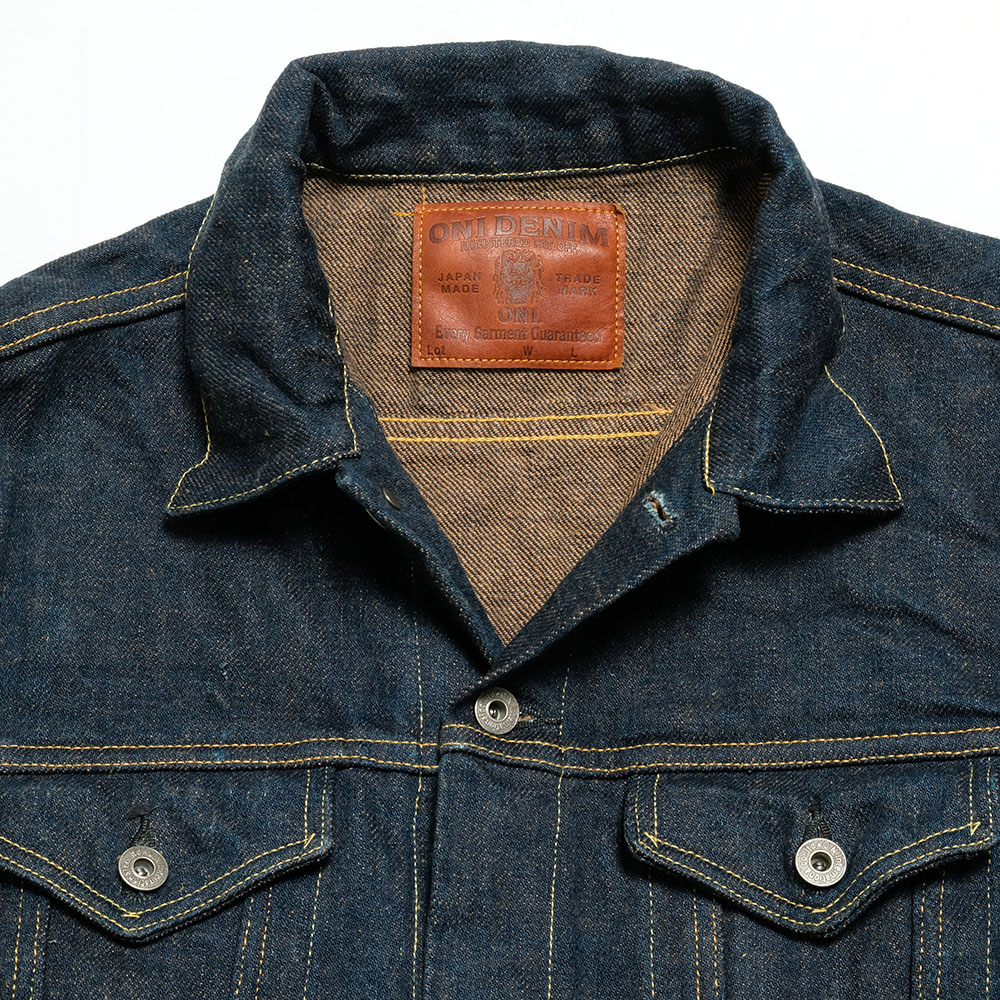 鬼デニム ONI DENIM 3rd デニムジャケットGジャン size 44 鬼デニム（ONI DENIM） 20oz 鬼秘-ONISecret- デニムジャケット