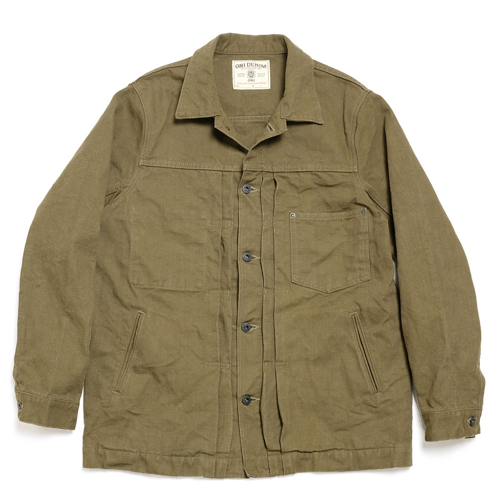 鬼デニム（ONI DENIM） カバーオール サルファ ヘヴィ オクスフォード