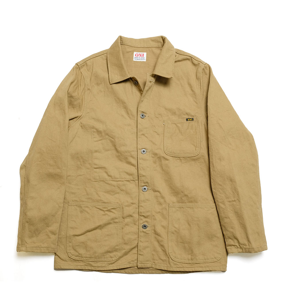 鬼デニム（ONI DENIM）　カバーオール 12オンス カラーデニム　ONI-03501BE NVOL