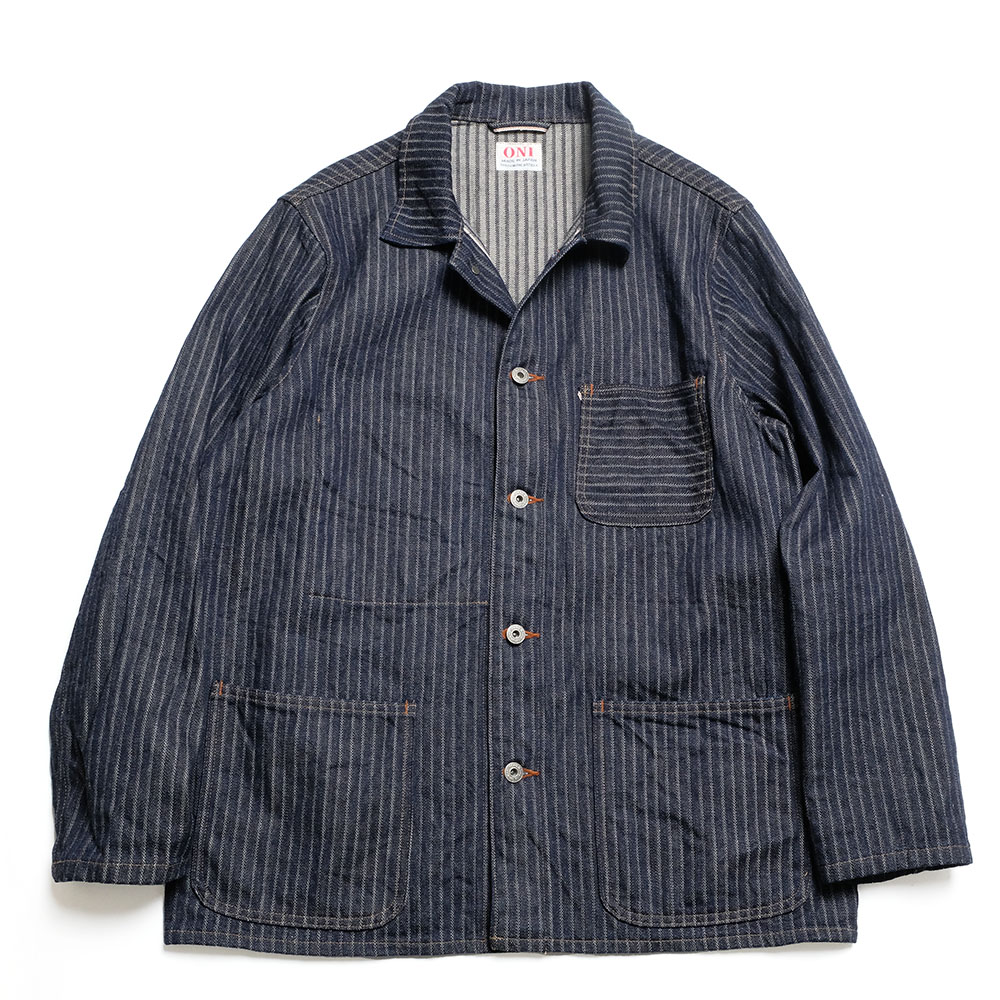 カ*ん様 オールドAdam？オールドヨシムラ？ 鬼デニム ONI DENIM ONI-03501HJS カバーオール 12oz ジャガード