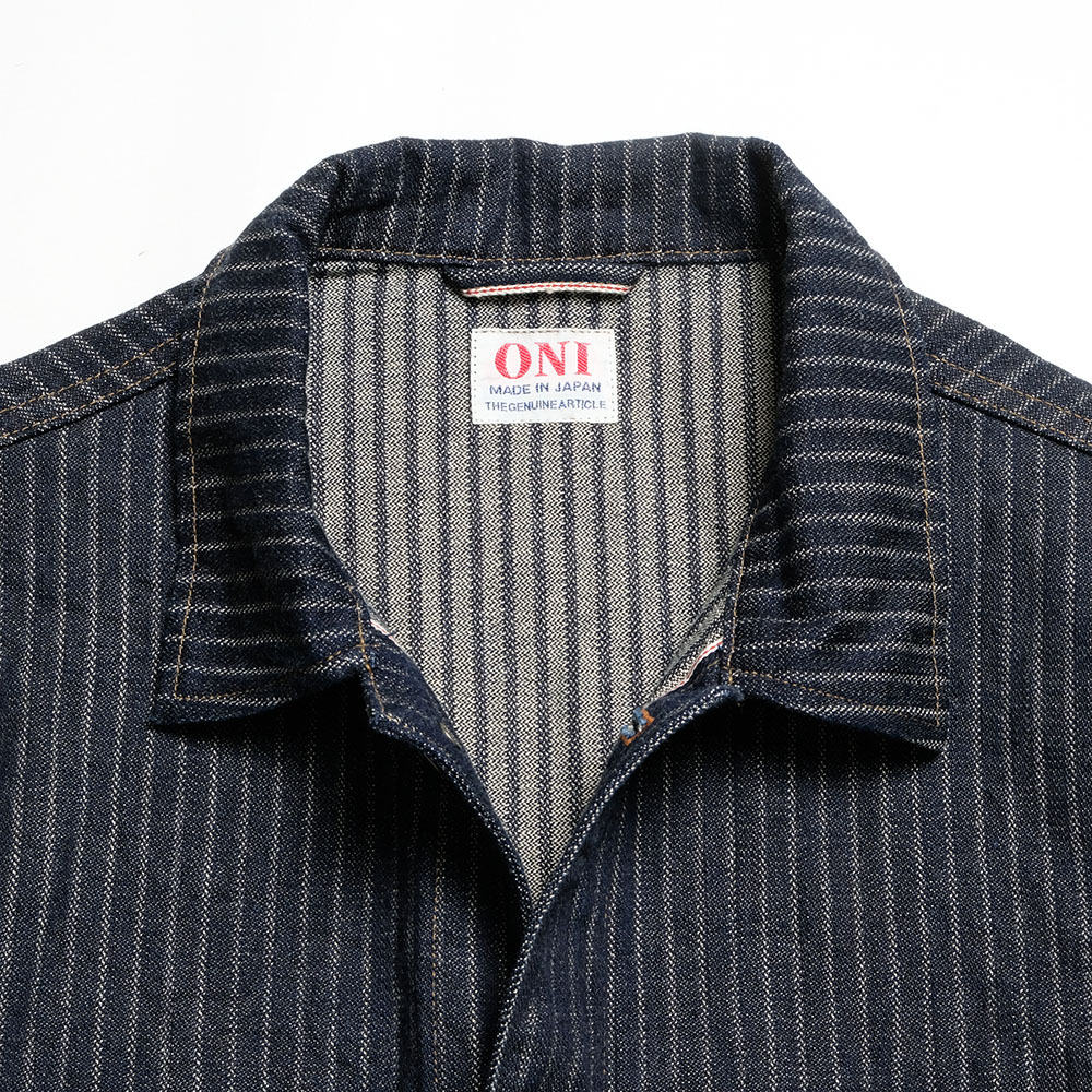 鬼デニム ONI DENIM ONI-03501HJS カバーオール 12oz ジャガード