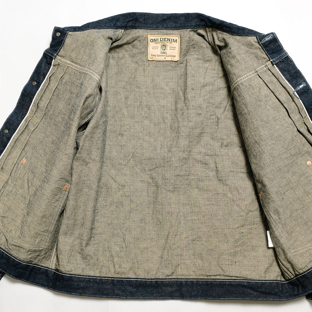 鬼デニム ONI DENIM ONI-03517ISH オールドデザインジャケット 15oz