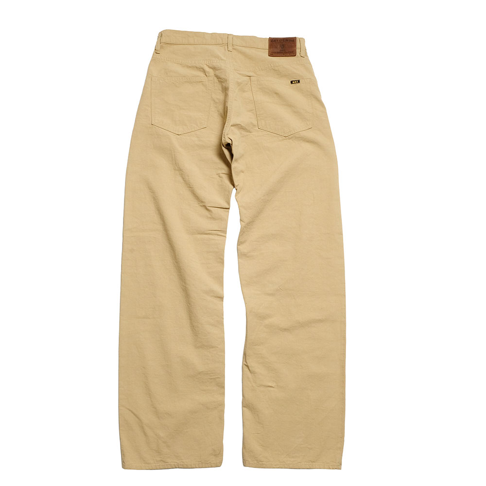 鬼デニム ONI DENIM ONI-2008BE 8oz ベタシャンブレー ベージュ