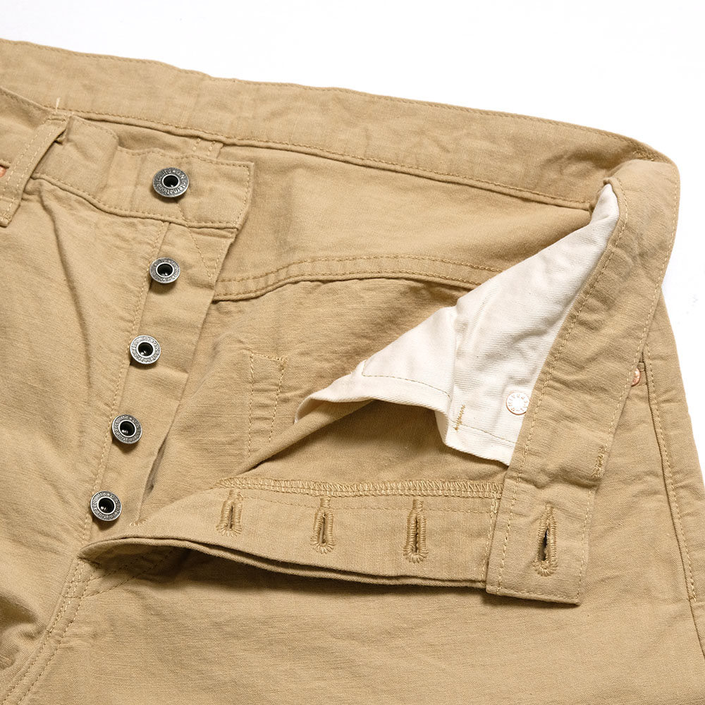 鬼デニム ONI DENIM ONI-2008BE 8oz ベタシャンブレー ベージュ