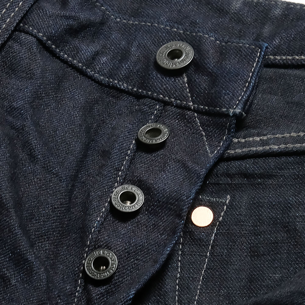 鬼デニム ONI DENIM 14oz インディゴ x ブラック 