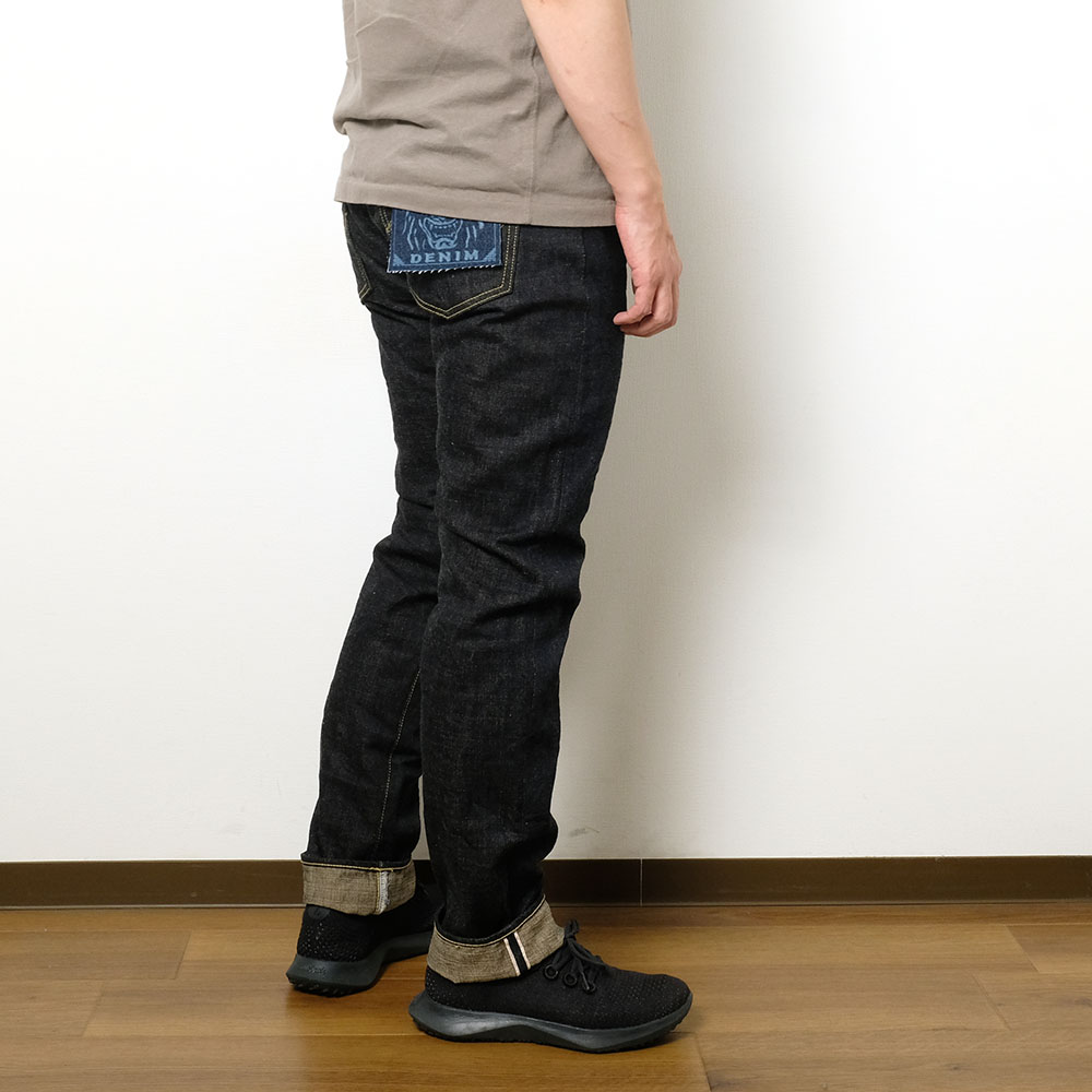 鬼デニム ONI DENIM ONI-246-14-KBE 14oz インディゴ x ベージュ 