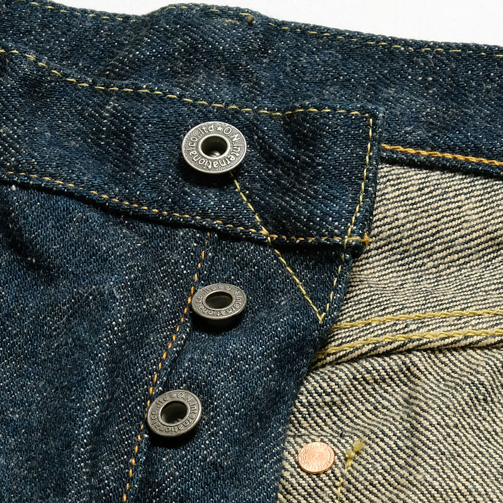 鬼デニム（ONI DENIM） レギュラーフィットストレート 20oz 鬼秘(ONI
